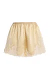 By Malene Birger Eri Lace Shorts In Neutral