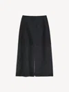 By Malene Birger Esta Silk Organza Skirt In Black