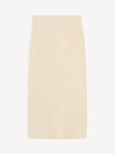 By Malene Birger Estille Midi Skirt In Neutral