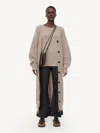By Malene Birger Evyline Cropped Leather Trousers In Black