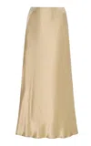 By Malene Birger Exclusive Barbara Satin Maxi Skirt In Ivory