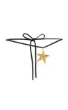 By Malene Birger Exclusive Etoile Pendant Leather Belt In Gold