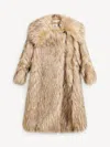 By Malene Birger Exclusive Moda Operandi X  Yvette Faux Fur Coat In Nomad