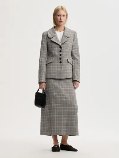 By Malene Birger Exclusive: Palomie Suit Maxi Skirt In Gray