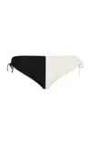By Malene Birger Exclusive Seabay Low-rise Bikini Bottom In Black,white