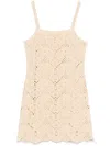 By Malene Birger Falla Mini Dress In Neutrals