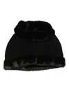 By Malene Birger Faux-fur Trim Hooded Jacket In Black