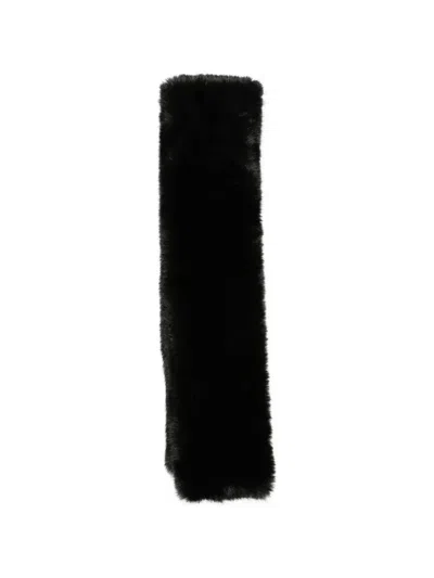 By Malene Birger Faux-fur Scarf In Black