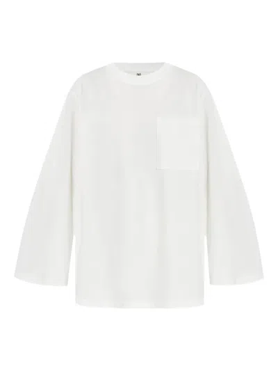 By Malene Birger Fayeh Oversized Longsleeve In Soft White
