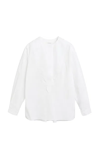 By Malene Birger Fayette Organic Cotton Poplin Shirt In White