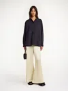 By Malene Birger Fayette Organic Cotton Shirt In Black