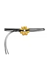 By Malene Birger Ferino Leather Rope Belt In Black