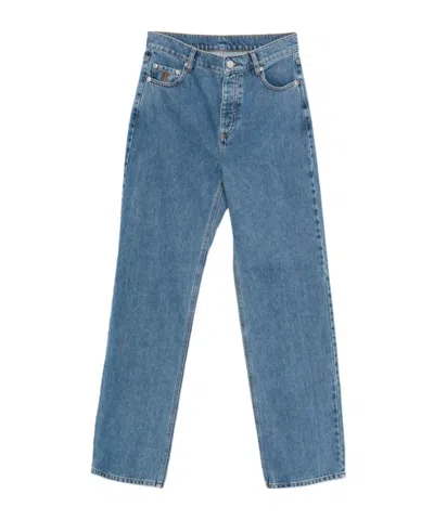 By Malene Birger Chicago High-rise Organic Cotton Denim Jeans In Multi
