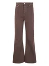 By Malene Birger Five-pockets Flared Trousers In Brown
