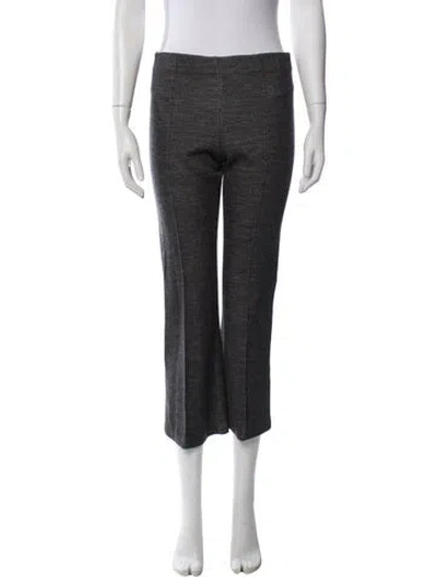 Pre-owned By Malene Birger Flared Pants In Grey