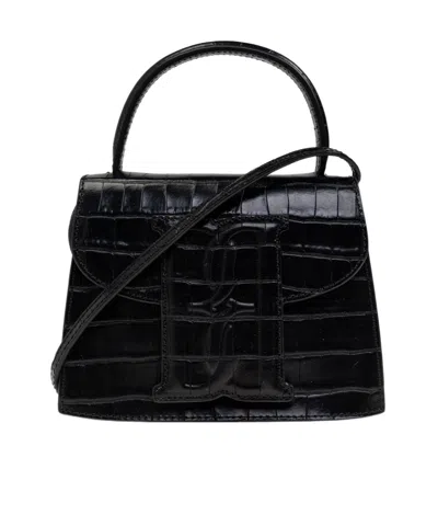 By Malene Birger Flip Shoulder Bag In Black