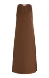 By Malene Birger Florence Wool Long Top In Brown