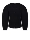 By Malene Birger Francinas Ribbed Texture Scoop Neck Shirt In Black