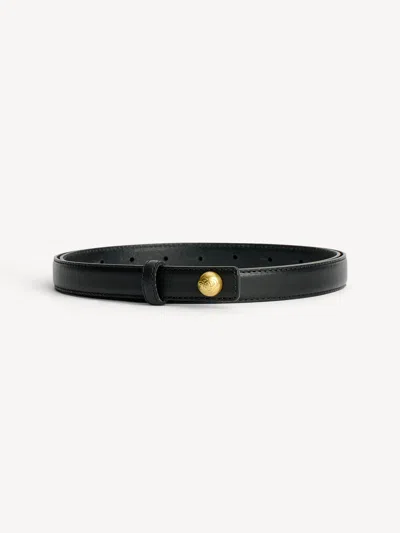 By Malene Birger Freya Leather Belt In Black
