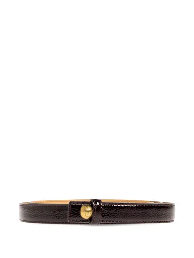 By Malene Birger Freya Skinny Leather Belt In Brown