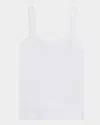 By Malene Birger Frillio Ribbed Monogram Tank Top