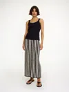 By Malene Birger Frillio Tank Top In Black In Black