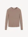 By Malene Birger Fritha Lyocell Long-sleeved T-shirt In Brown
