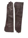By Malene Birger Gemi Leather Gloves In Brown