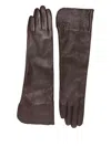 By Malene Birger Gemi Leather Gloves In Gold