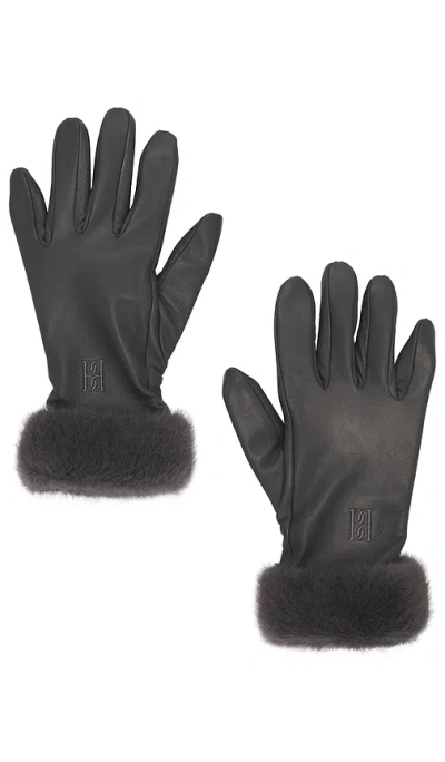 By Malene Birger Genna Gloves In Black