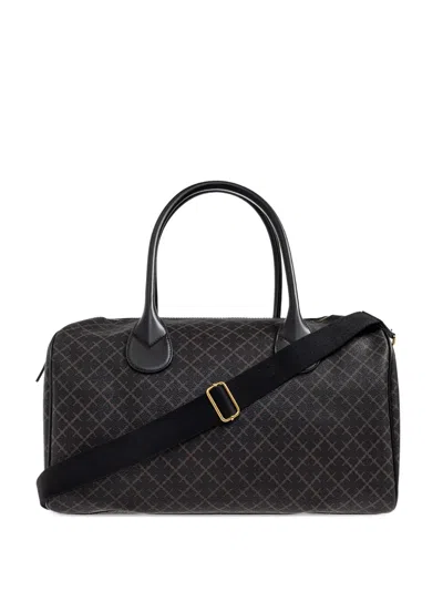 By Malene Birger Geometric-pattern Tote Bag In Brown
