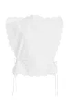 By Malene Birger Gerda Eyelet Cotton Top In White