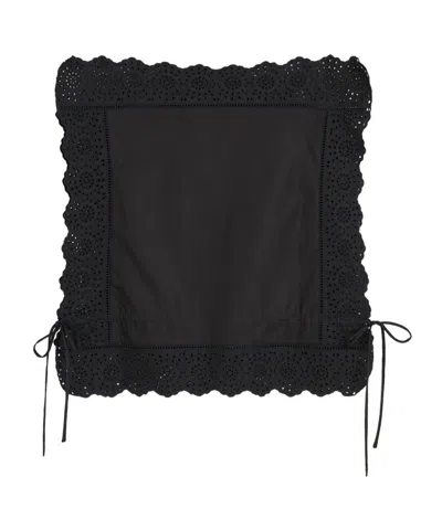 By Malene Birger Gerda Organic Cotton Top In Black