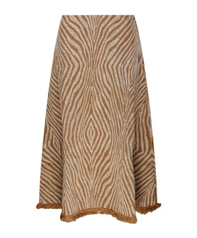 BY MALENE BIRGER BY MALENE BIRGER GIABBO A-LINE MIDI SKIRT
