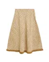 By Malene Birger Giabbo Animal-printed Cotton Midi Skirt In Animal Print