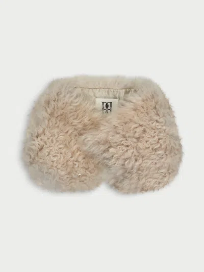 By Malene Birger Giada Shearling Collar In Soft White