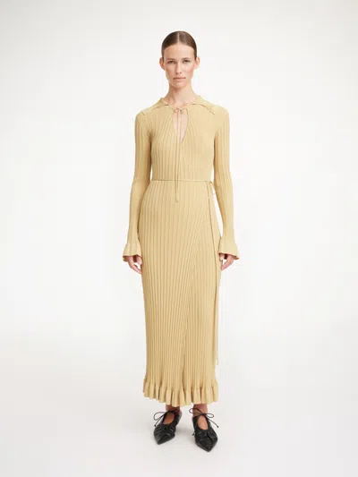 By Malene Birger Gianina Maxi Dress In Warm Sand