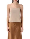By Malene Birger Amani Organic Cotton Tank Top In Brown
