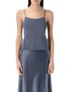 By Malene Birger Gillian Top Knit In Grisaille Blue