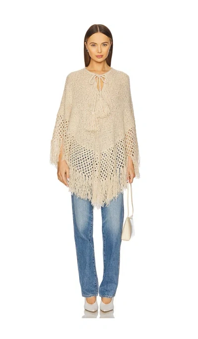 By Malene Birger Gintana Poncho In Cream