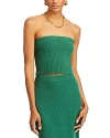 By Malene Birger Giovania Ribbed Knit Tube Top In Comfrey