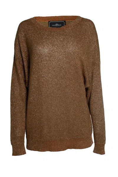 By Malene Birger , Gold Knitted Sweater In Brown
