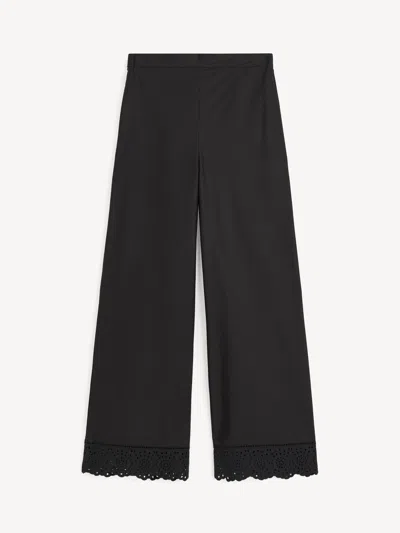 By Malene Birger Gretana Organic Cotton Trousers In Black