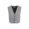By Malene Birger Bettas Fitted Waistcoat In Grey