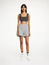 By Malene Birger Halio Shorts In Grey Melange