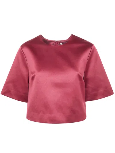 By Malene Birger "hania" Cropped Top In Pink