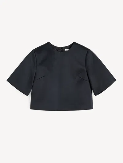 By Malene Birger Chania Oberteil In Black