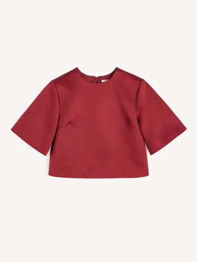 By Malene Birger Hania Top Cabernet In Burgundy