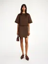 By Malene Birger Hania Top In Dark Mahogany