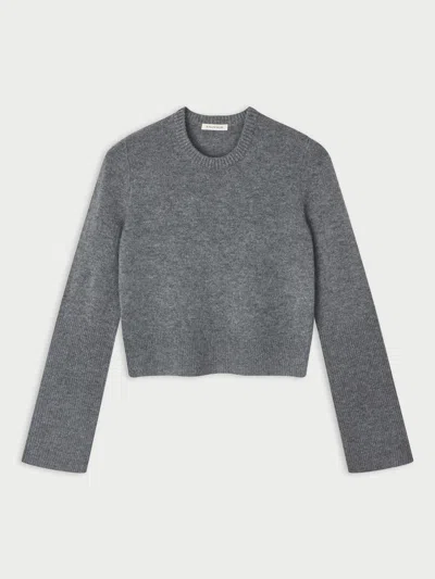 By Malene Birger Hannah Wool Sweater In Grey Melange